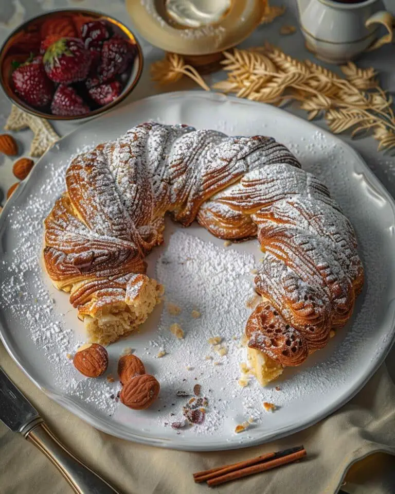 Homemade Almond Kringle Pastry