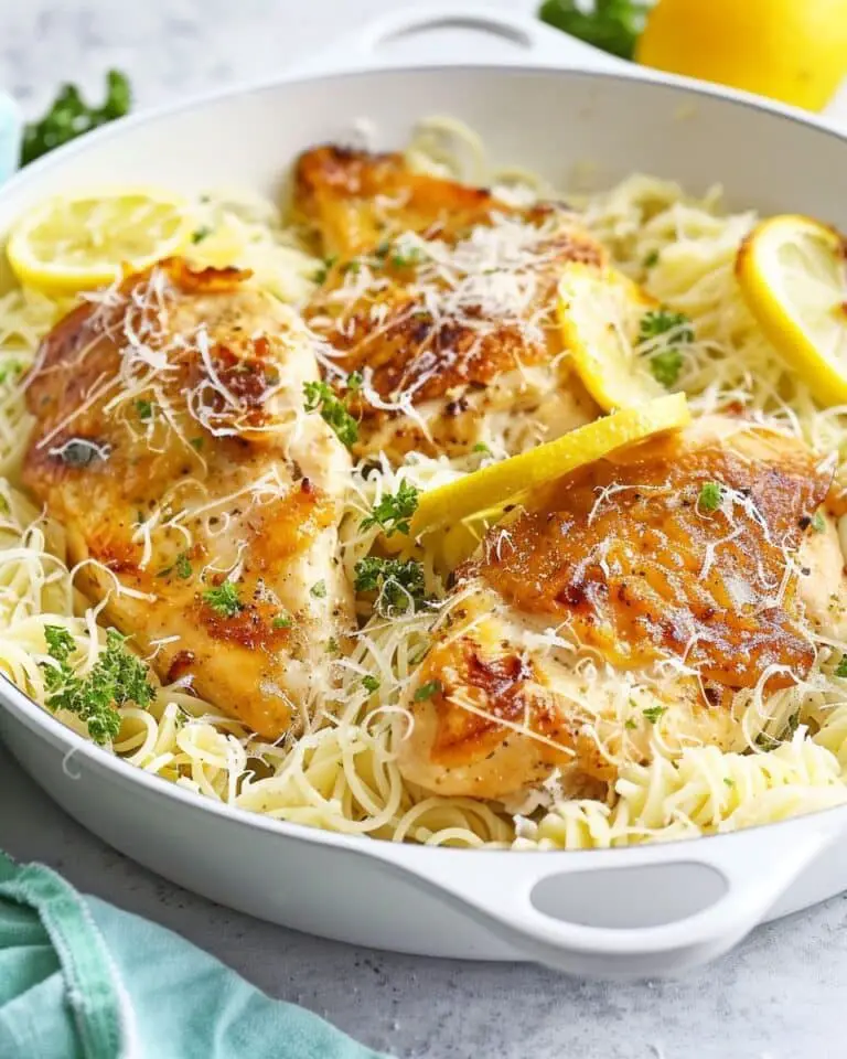 30 Minute Chicken & Lemon Pasta Dinner