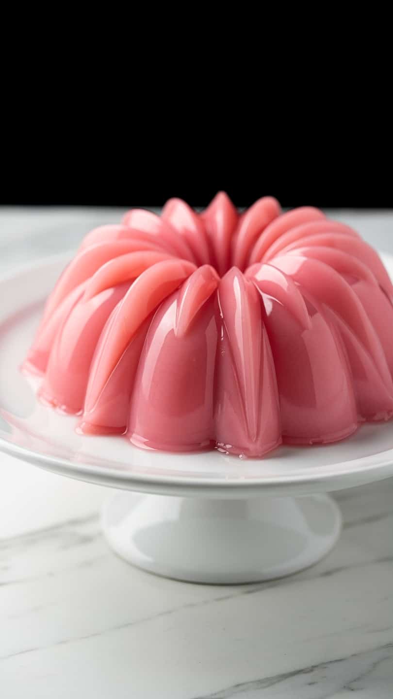 The Viral Pink Gelatin Trick Recipe (Volume Eating Dessert) Recipe - Recipe Image