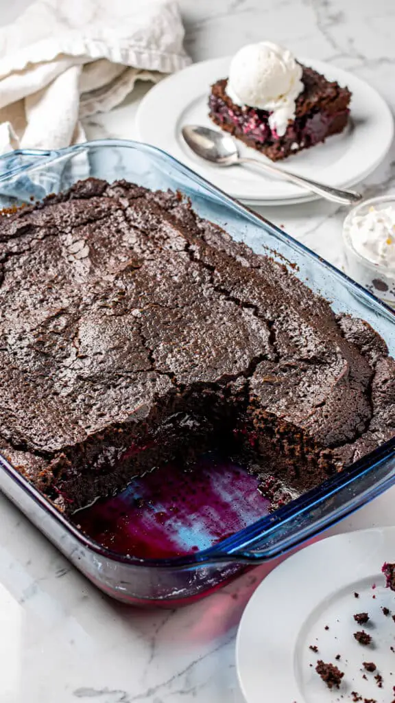 Black Forest Brownie Dump Cake Recipe