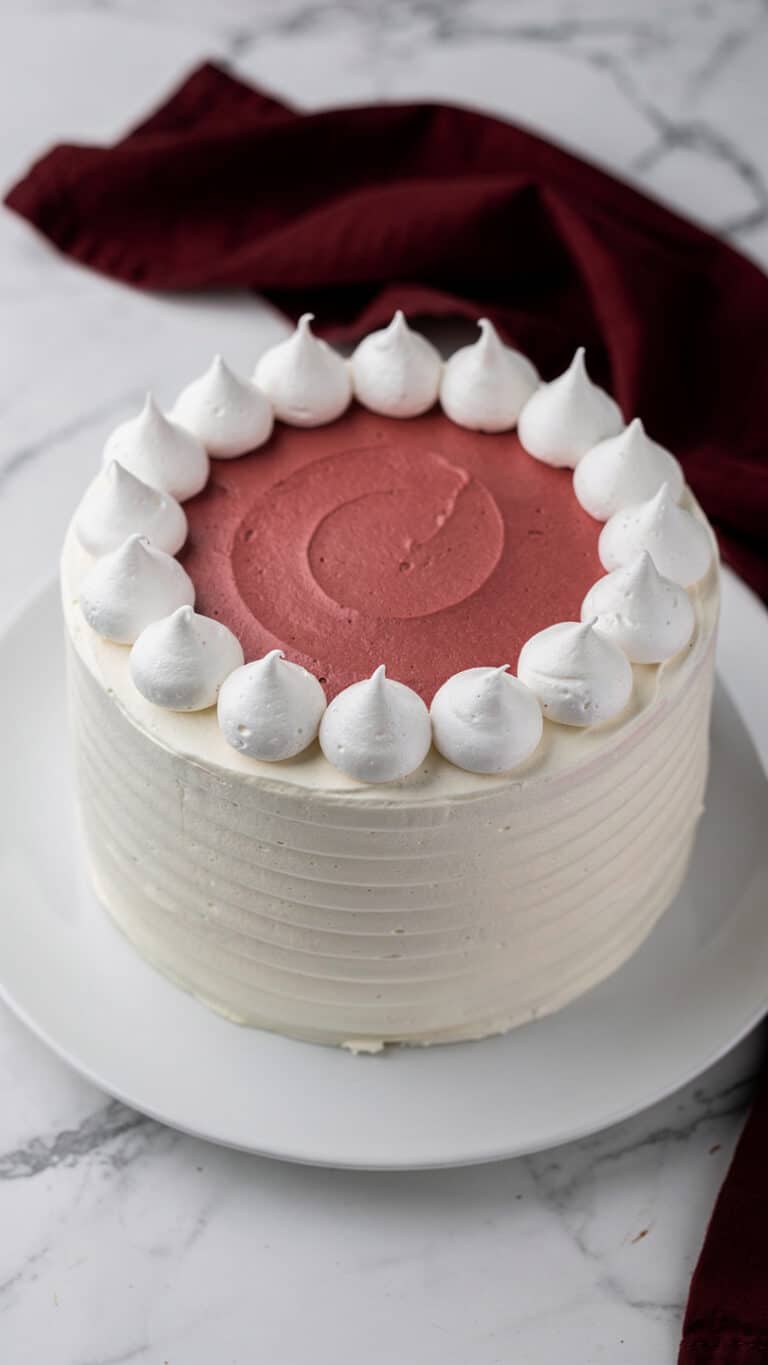 Vacherin Dessert (Meringue Ice Cream Cake)