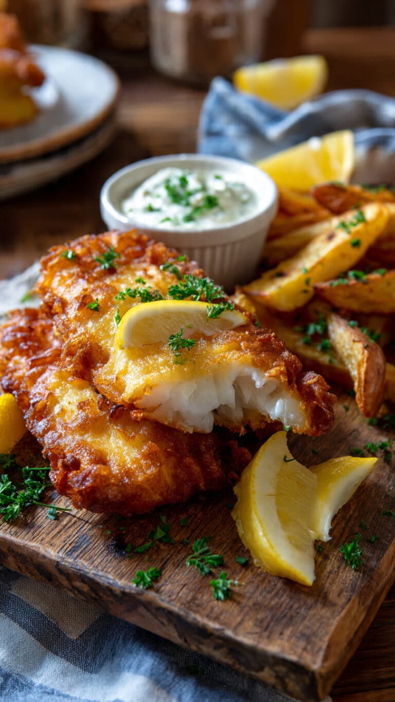 Air Fryer Fish and Chips