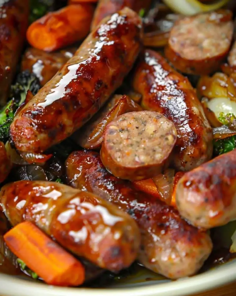 Autumn Sausage and Veggie Sheet Pan Dinner