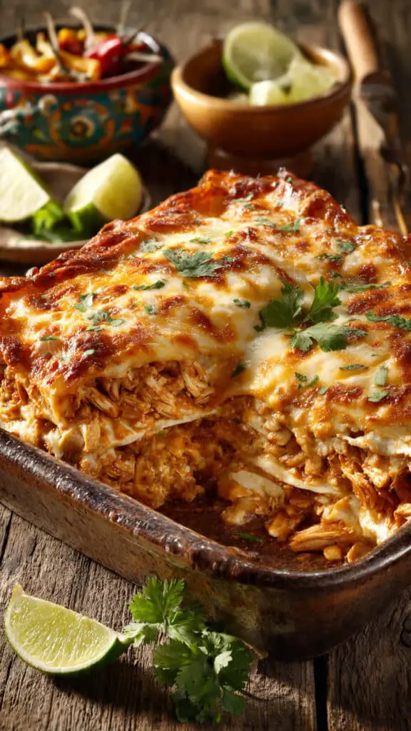 Chicken Burrito Casserole