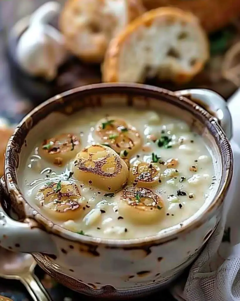 Country French Garlic Soup