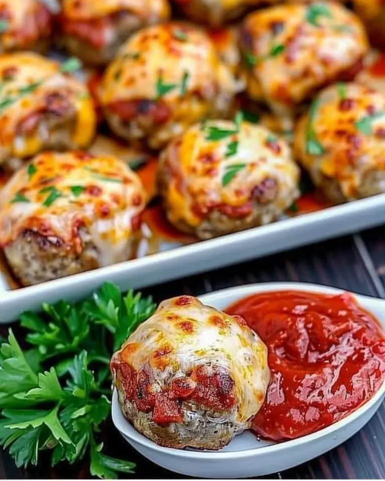 Garlic Parmesan Cheeseburger Bites