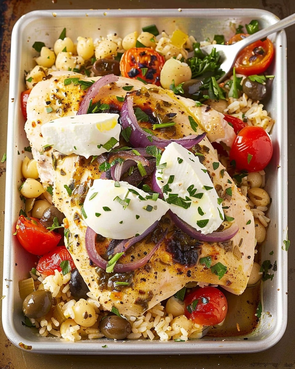 Greek Sheet Pan Chicken Dinner