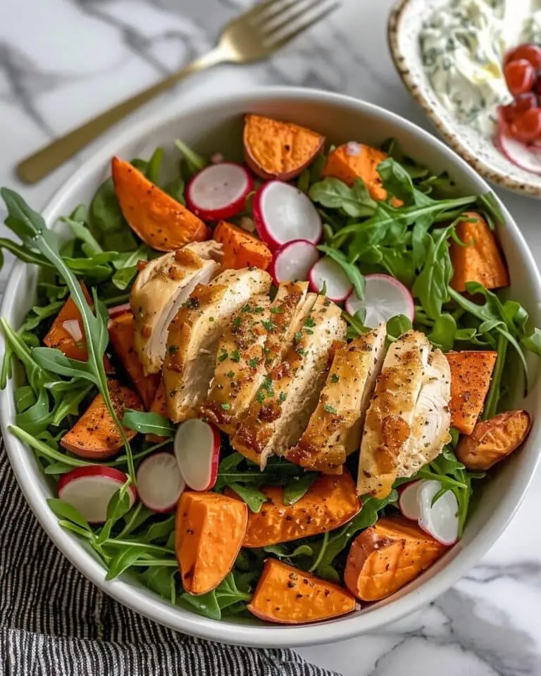 Healthy Chicken and Sweet Potato Dinner Bowl