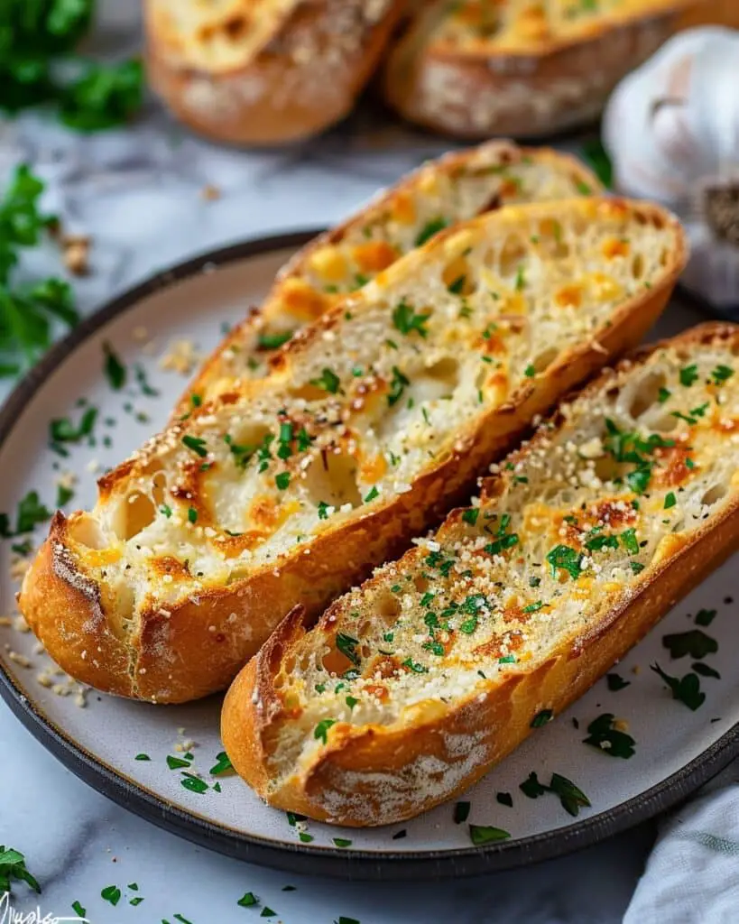 Homemade Garlic Bread Recipe