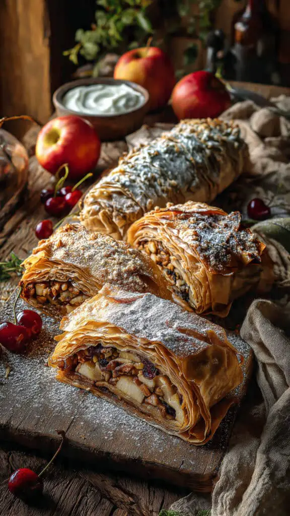 Hungarian Homemade Strudel Assortment (Házi Húzott Rétes)