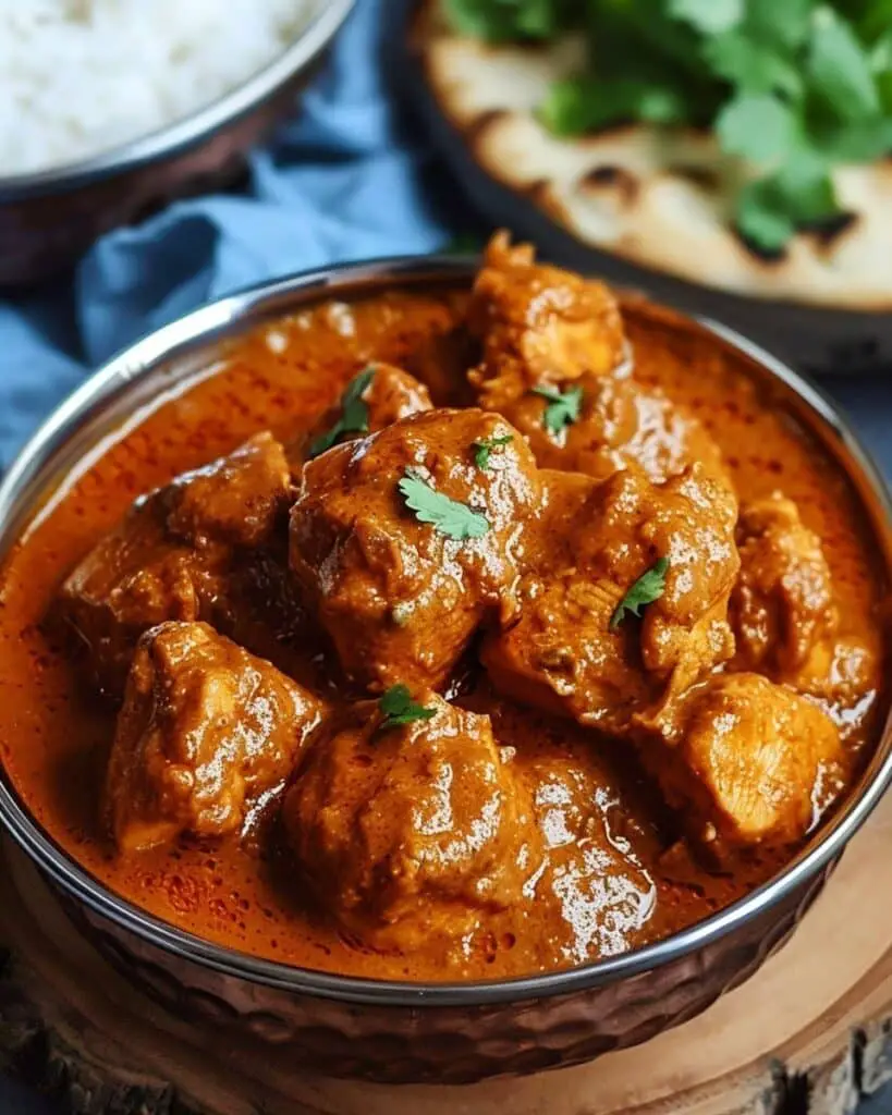 Kashmiri-Style Chicken Rogan Josh with Velvety Spiced Curry Sauce