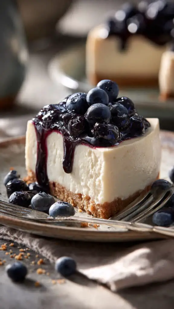 No-Bake Blueberry Cheesecake