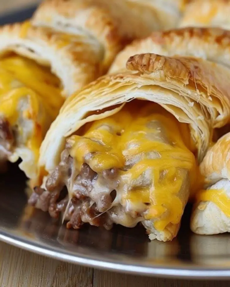 Oven-Baked 4-Ingredient French Dip Crescent Pockets