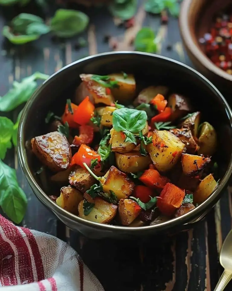 Oven-Roasted Potatoes & Bell Peppers