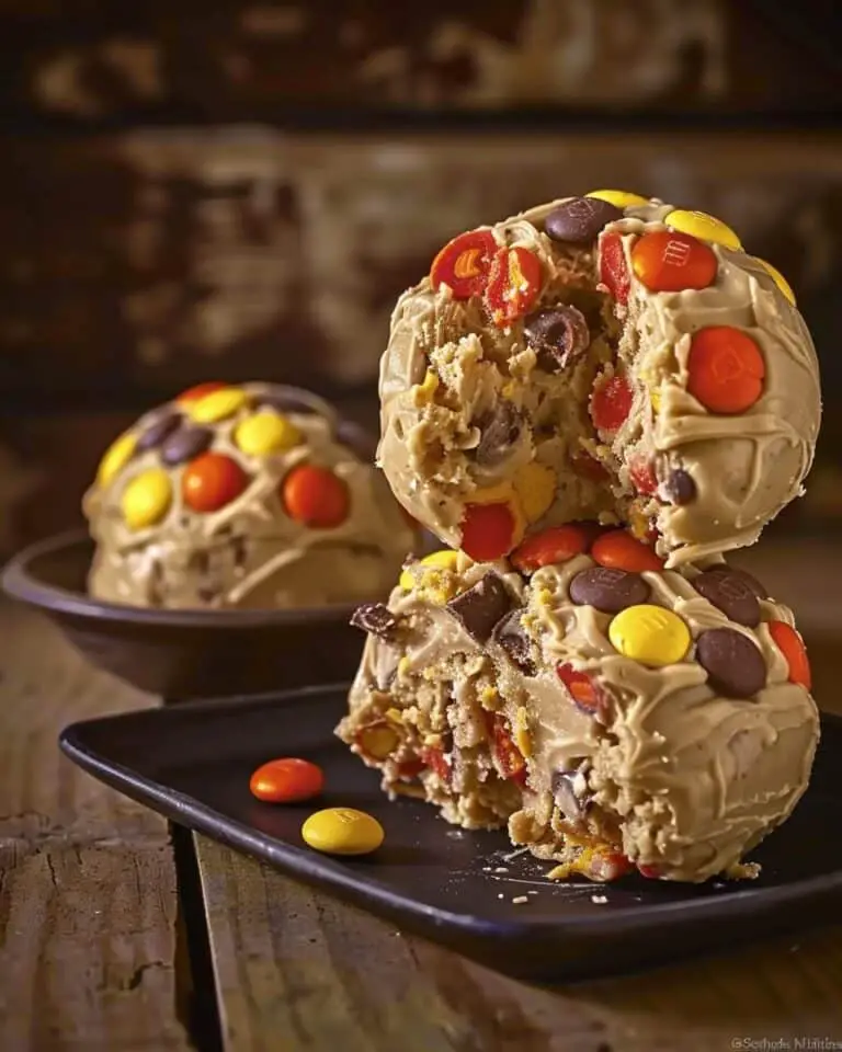 Reese’s Pieces Peanut Butter Dessert Ball