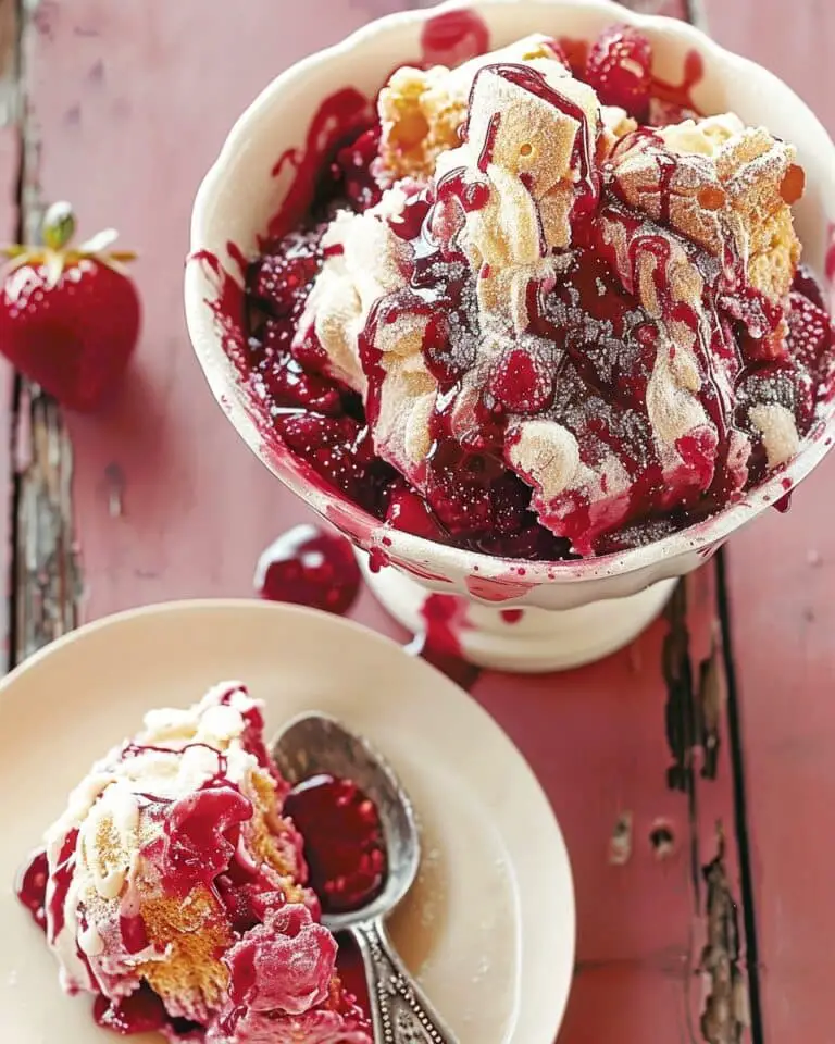 Strawberry Dump Cake