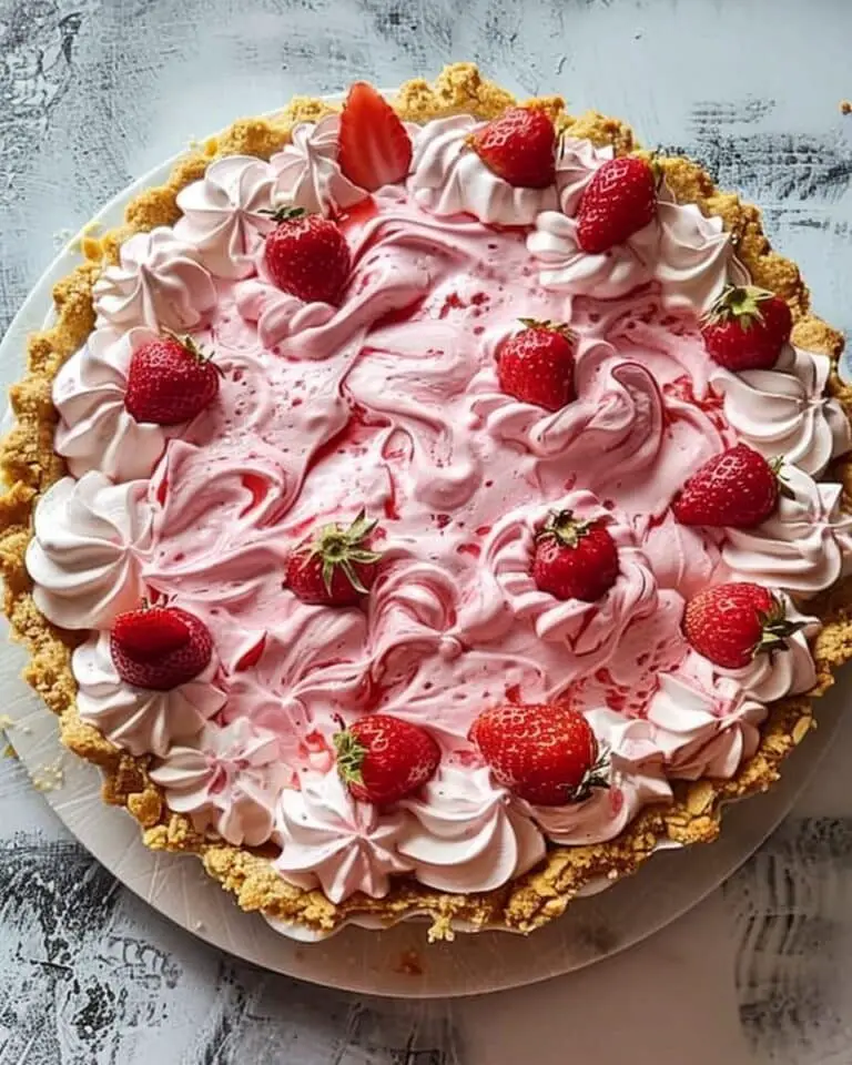 Strawberry Icebox Pie