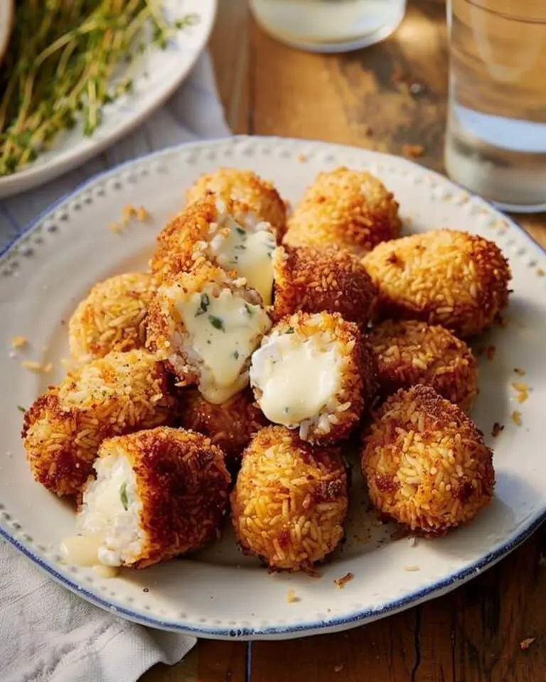 Supplì al Telefono (Roman Rice Balls with Mozzarella)