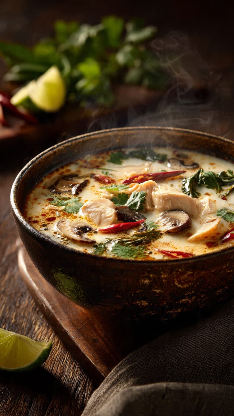 Thai Coconut Chicken Soup (Tom Kha Gai)