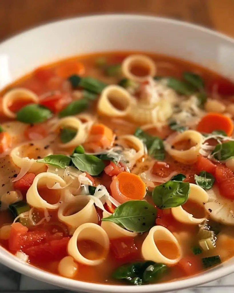 Traditional Italian Minestrone Soup Recipe