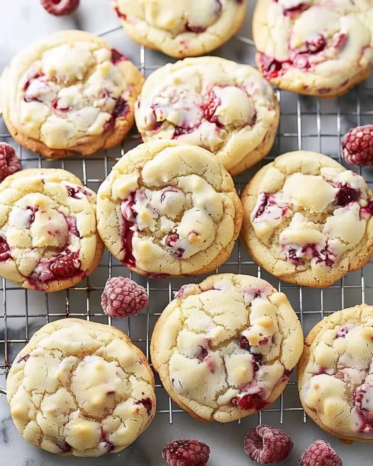 White Chocolate Raspberry Cookies