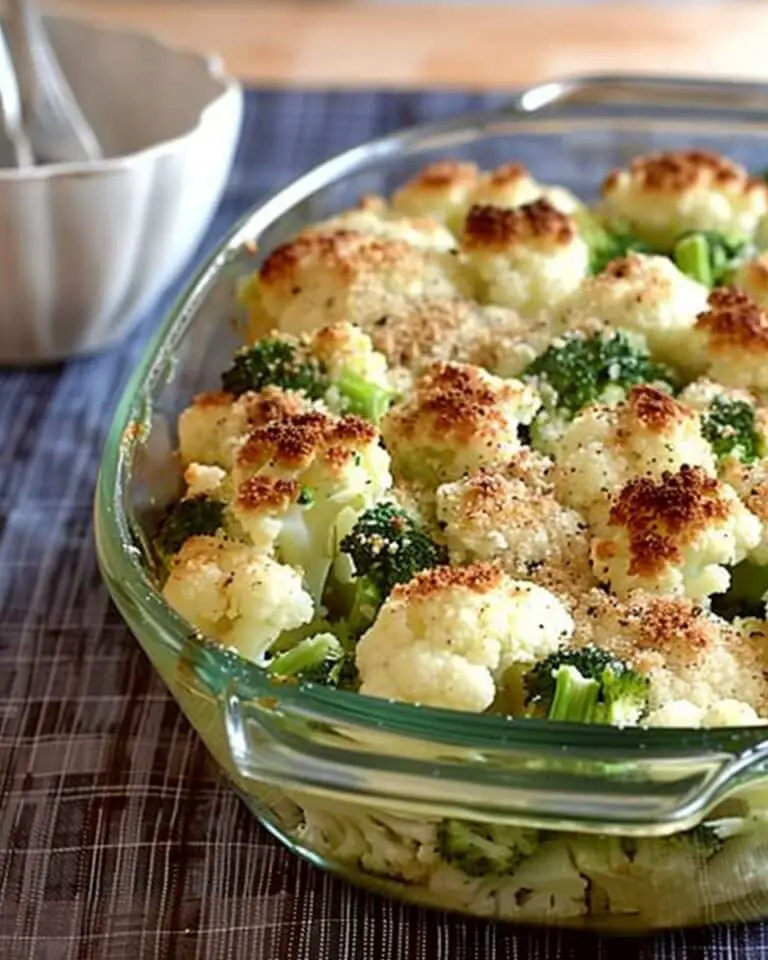 Chicken Cauliflower Broccoli Bake